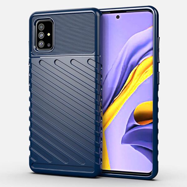 

Чехол Lenuo Thunder для Samsung Galaxy A51 A515F Navy Blue