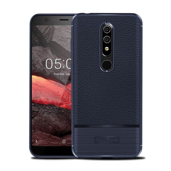 

Чехол Rugged Armor для Nokia 5.1 Navy Blue