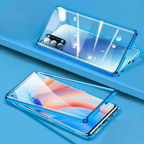 

Чехол Fashion Magnetic Flip 360 для Oppo Reno4 Pro 5G (CPH2089) Blue