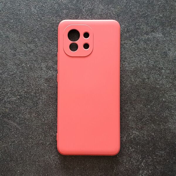 

Чехол Liquid Silicone Cover для Xiaomi Mi 11 Red
