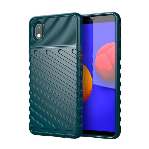 

Чехол Lenuo Thunder для Samsung Galaxy A01 Core A013F Green
