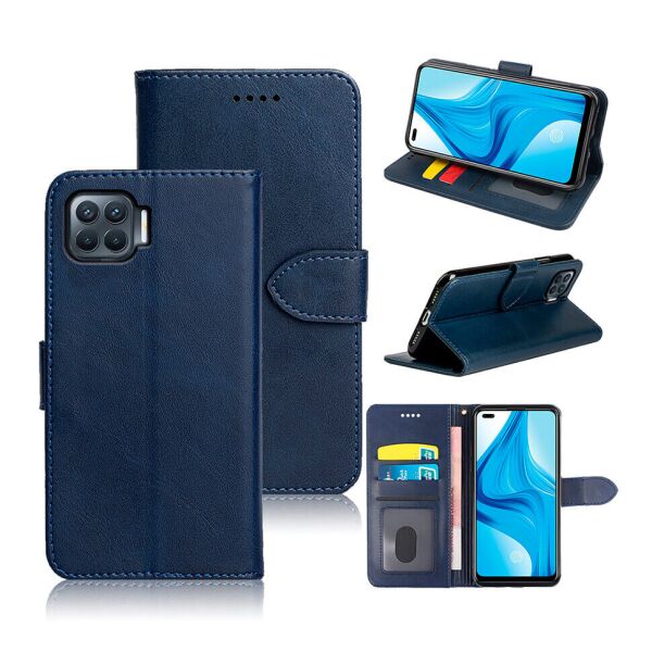 

Чехол-книжка EcoCase Skin Series для OPPO Reno4 Lite Blue