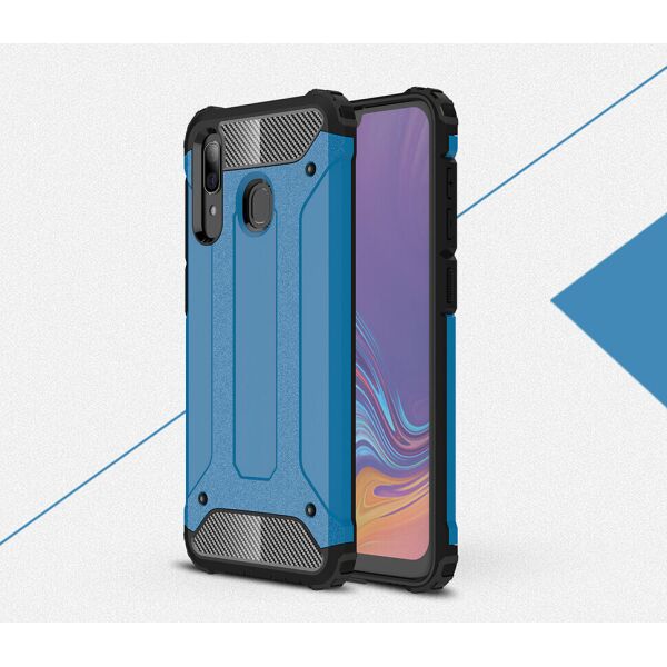 

Чехол Lenuo Armor для Samsung Galaxy A20 / Galaxy A30 Blue
