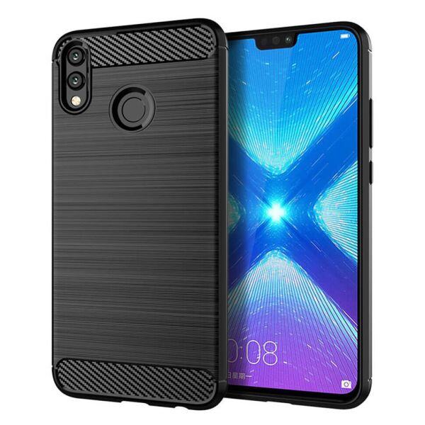 

Чехол Lenuo Carbon Fiber для Honor 8X Max Black