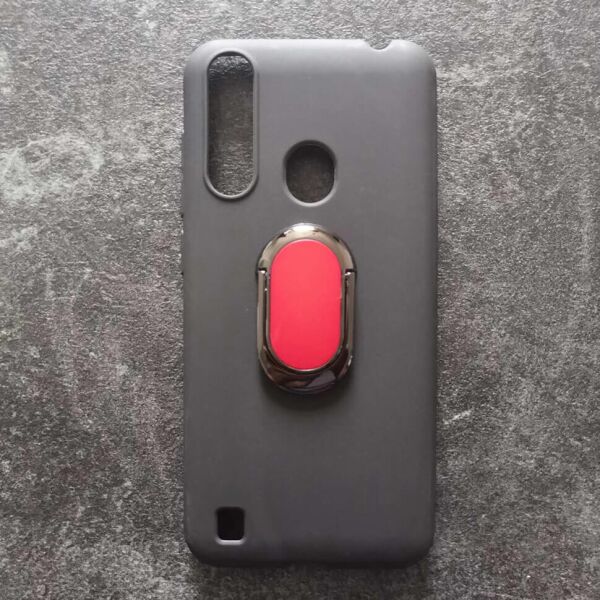 

Чехол Shell Mate с Красным кольцом для ZTE Blade A7 2020 3/64GB (с вырезом под сканер) Black