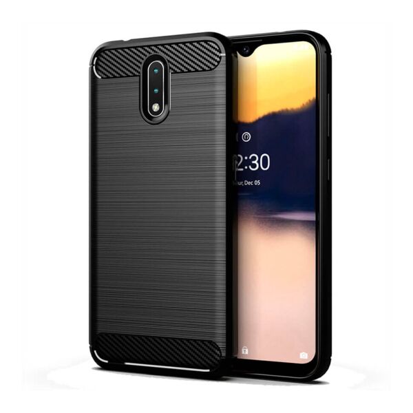 

Чехол Lenuo Carbon Fiber для Nokia 2.3 Black