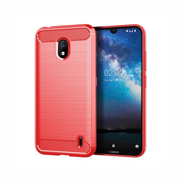 

Накладка Lenuo Carbon Fiber для Nokia 2.2 Red