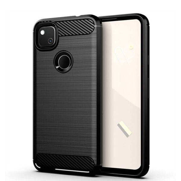 

Чехол Lenuo Carbon Fiber для Google Pixel 4a Black