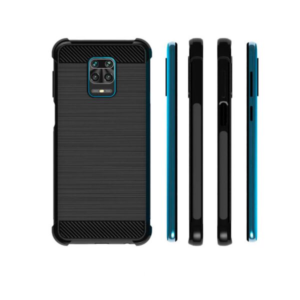 

Чехол Lenuo Carbon Fiber Air Bag для Redmi Note 9S Black