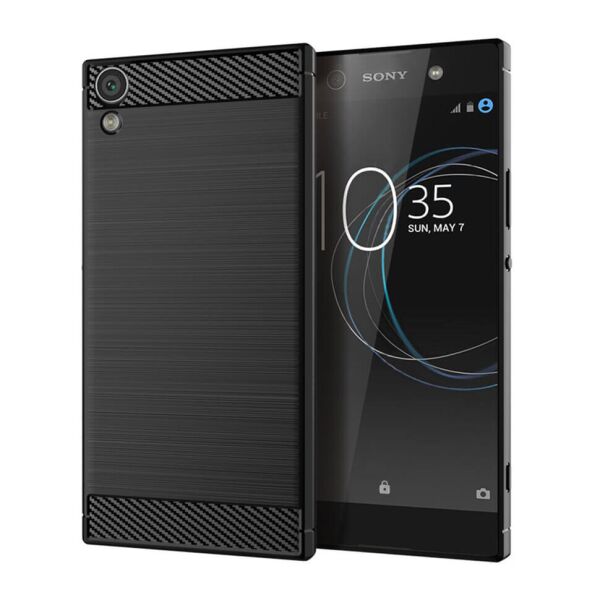 

Чехол Lenuo Carbon Fiber для Sony Xperia XA1 Ultra (G3212) Black