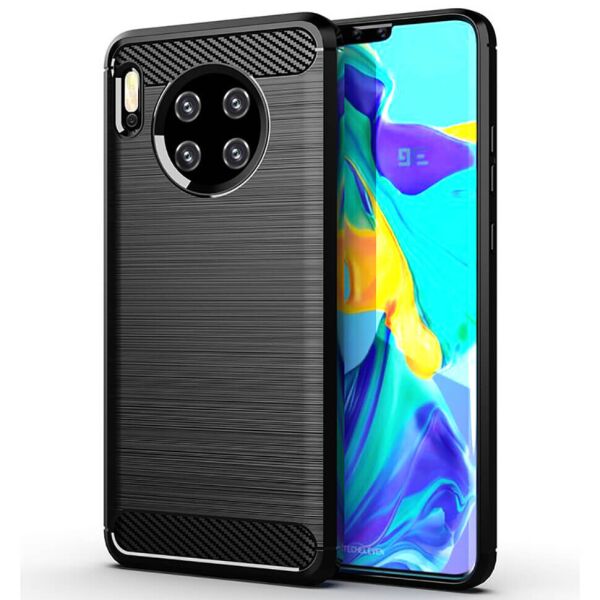 

Чехол Lenuo Carbon Fiber для Huawei Mate 30 Black