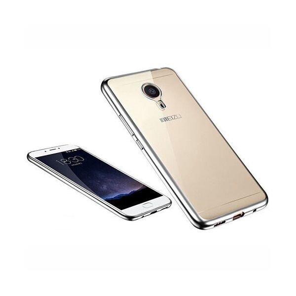 

Чехол Shell для Meizu M3e Transparent / Silver