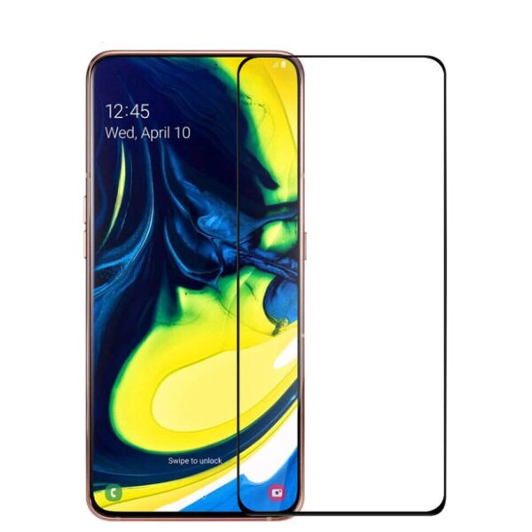 

Защитное 3D Full Glue стекло Lenuo CF для Samsung Galaxy A80 A805F Black