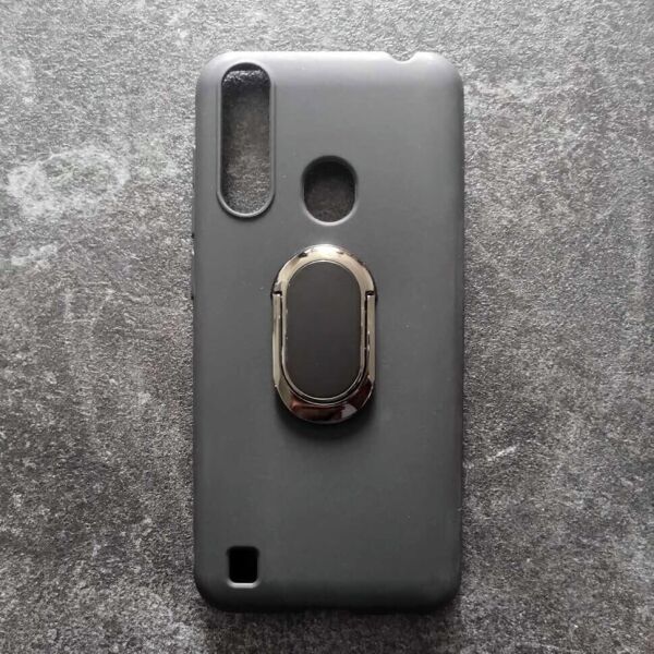 

Чехол Shell Mate с кольцом для ZTE Blade A7 2020 3/64GB (с вырезом под сканер) Black