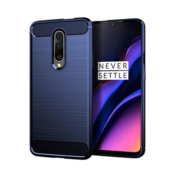 

Чехол Lenuo Carbon Fiber для OnePlus 7 Pro Navy Blue