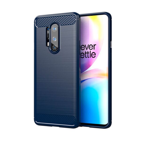 

Чехол Lenuo Carbon Fiber для OnePlus 8 Pro Navy Blue