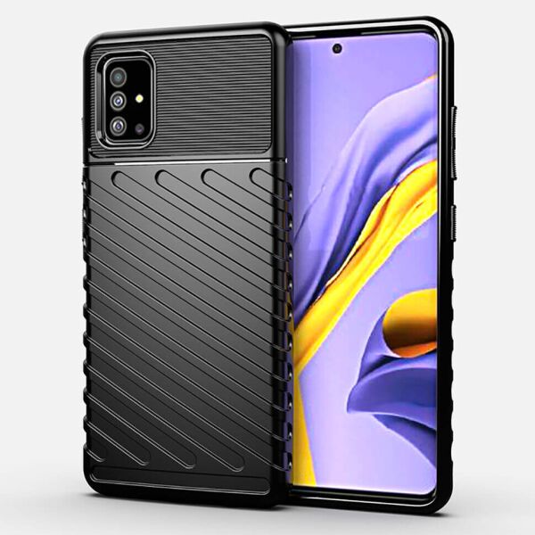 

Чехол Lenuo Thunder для Samsung Galaxy A71 A715F Black