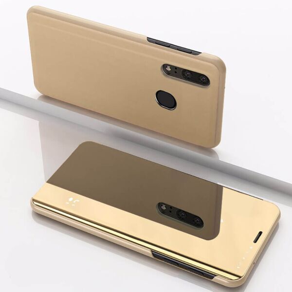 

Чехол-книжка Mirror Clear View для Samsung Galaxy M20 M205F Golden