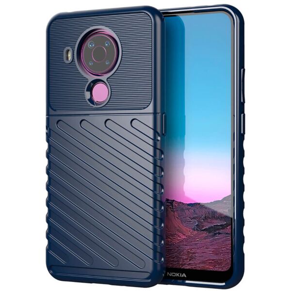 

Чехол Lenuo Thunder для Nokia 5.4 Navy Blue