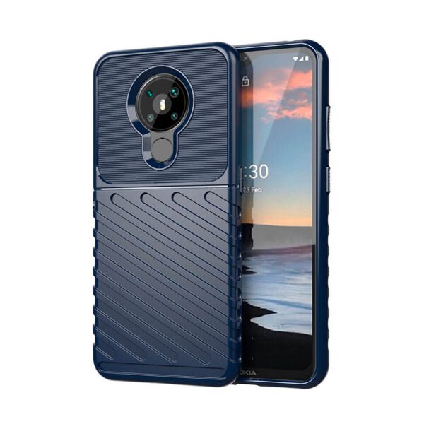 

Чехол Lenuo Thunder для Nokia 5.3 Navy Blue