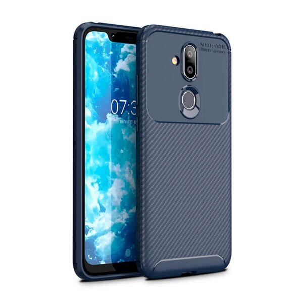 

Чехол Lenuo Anti-Fall для Nokia 7.1 Plus Тёмно-синий