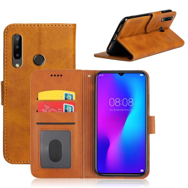 

Чехол-книжка EcoCase Skin Series для DOOGEE N20 / DOOGEE Y9 Plus Yellowish Brown