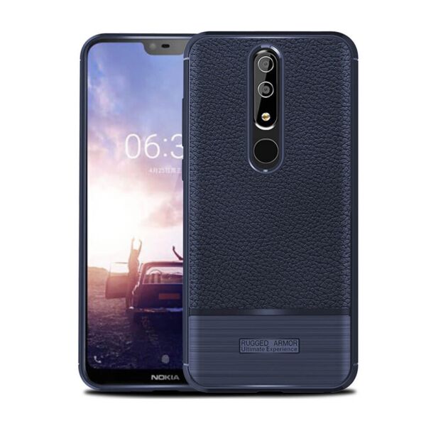 

Чехол Rugged Armor для Nokia 6.1 Plus / Nokia X6 Navy Blue