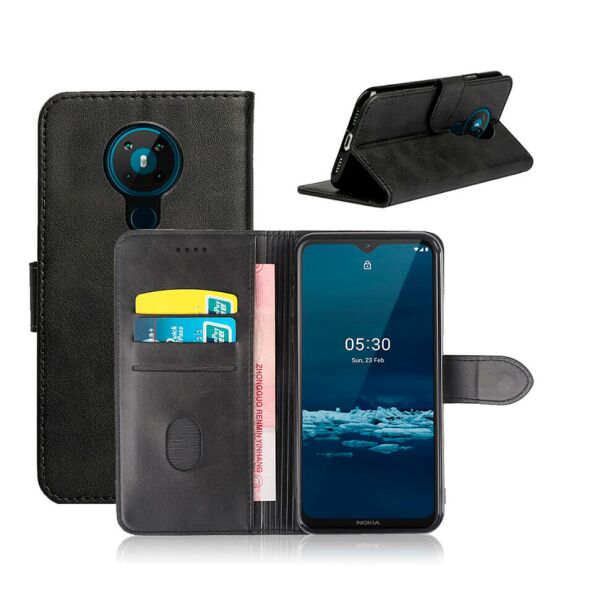 

Чехол-книжка EcoCase Skin Series для Nokia 5.3 Black