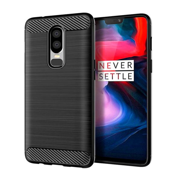 

Чехол Lenuo Carbon Fiber для OnePlus 6 Black