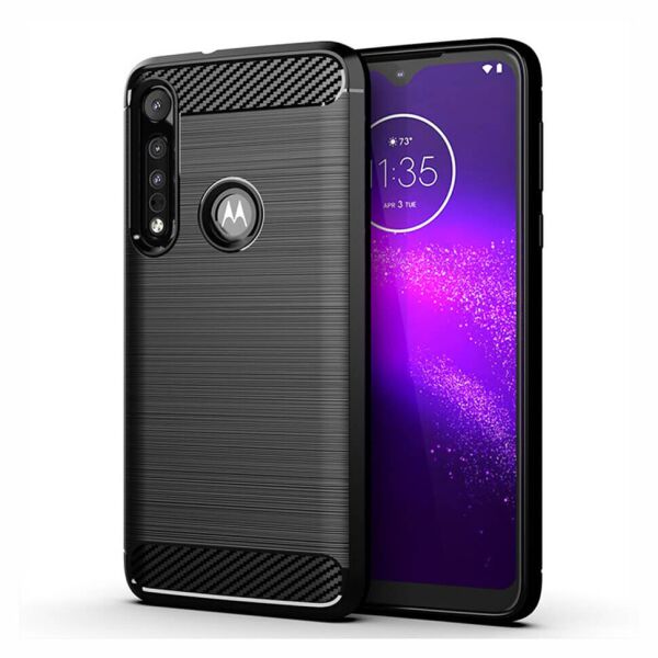 

Чехол Lenuo Carbon Fiber для Motorola One Macro Black