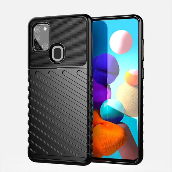 

Чехол Lenuo Thunder для Samsung Galaxy A21s A217F Black
