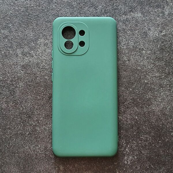 

Чехол Liquid Silicone Cover для Xiaomi Mi 11 Dark Green