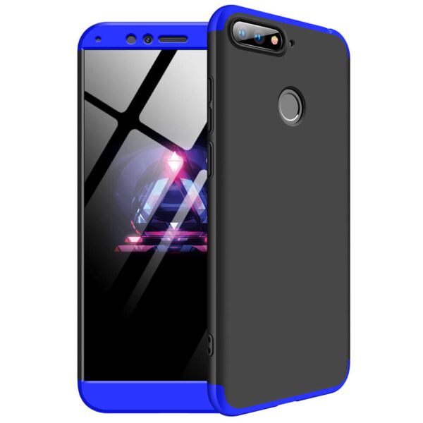 

Пластиковая накладка GKK 360 для Huawei Y6 2018/Y6 Prime 2018 Black / Blue