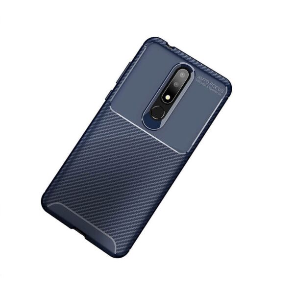 

Чехол Lenuo Anti-Fall для Nokia 6.1 Plus / Nokia X6 Navy Blue
