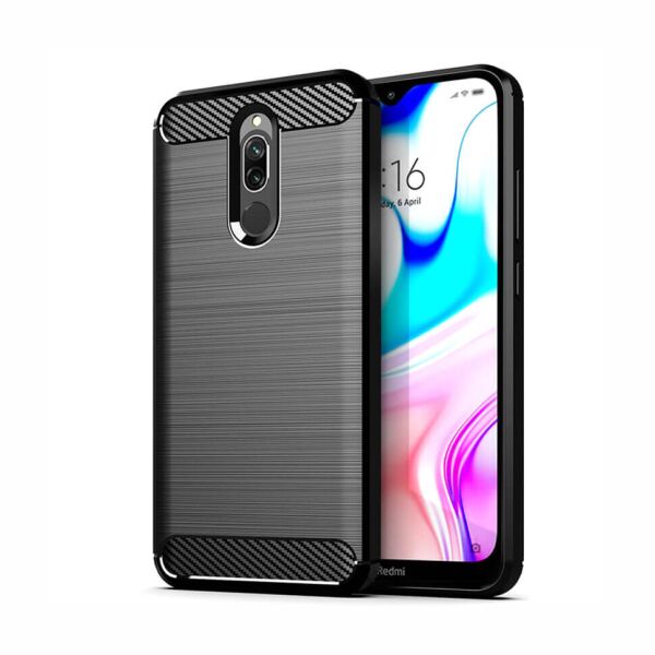 

Чехол Lenuo Carbon Fiber для Redmi 8 Black