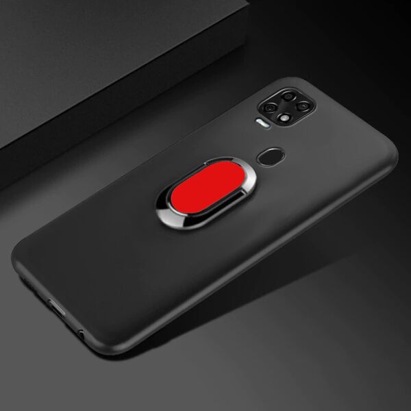 

Чехол Shell Mate с кольцом для ZTE Blade V2020 Black / Красное Кольцо