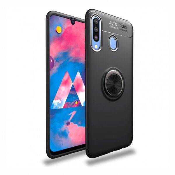 

Накладка Lenuo Color Bracket для Samsung Galaxy A20s A207F Black / Черное Кольцо