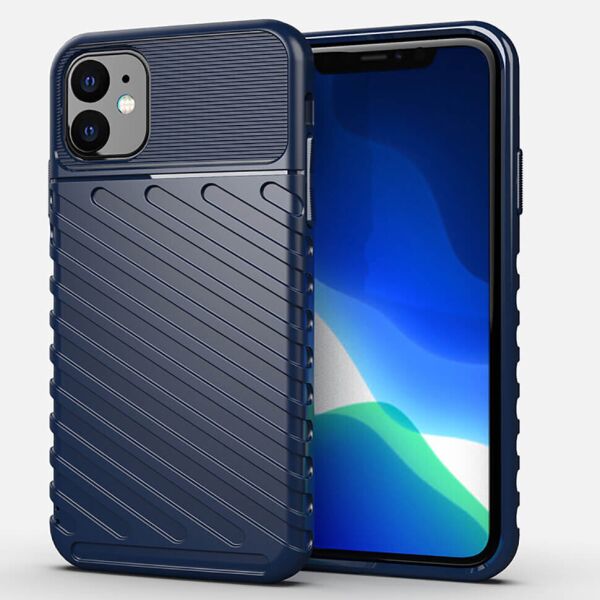 

Чехол Lenuo Thunder для Apple iPhone 11 Navy Blue