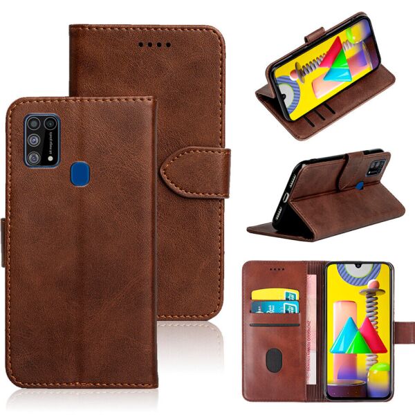 

Чехол-книжка EcoCase Skin Series для Samsung Galaxy M31 M315F Brown