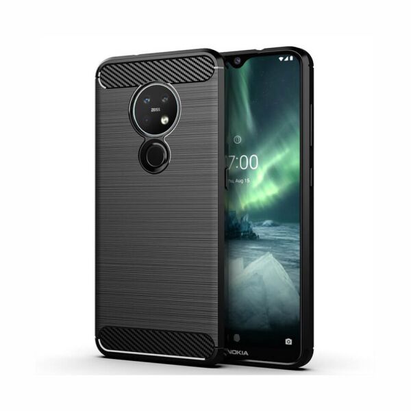 

Накладка Lenuo Carbon Fiber для Nokia 6.2 / Nokia 7.2 Black