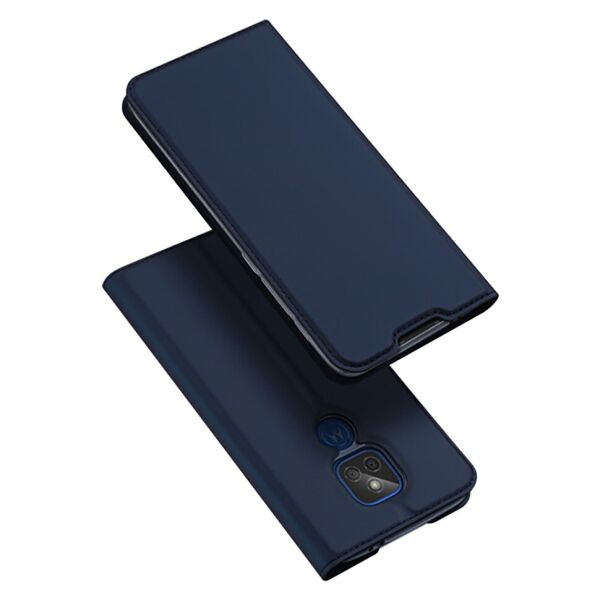

Чехол-книжка Dux Ducis Skin Pro для Motorola G9 Play Navy Blue