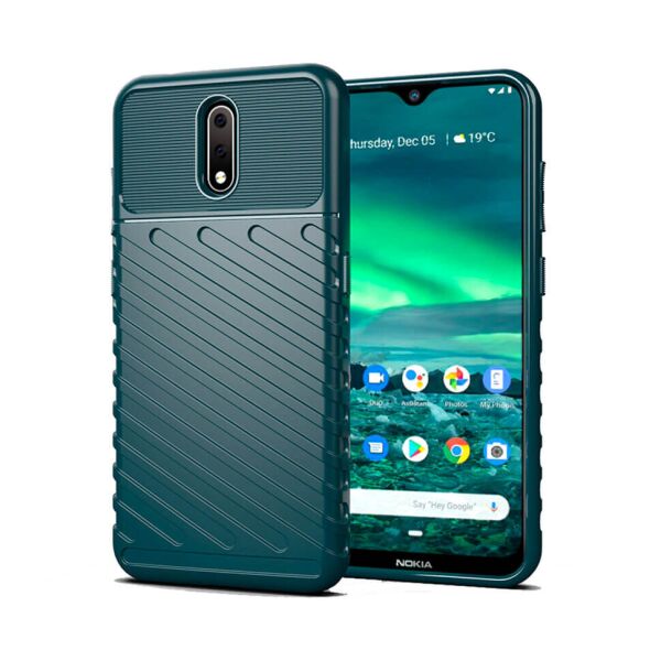 

Чехол Lenuo Thunder для Nokia 2.3 Green