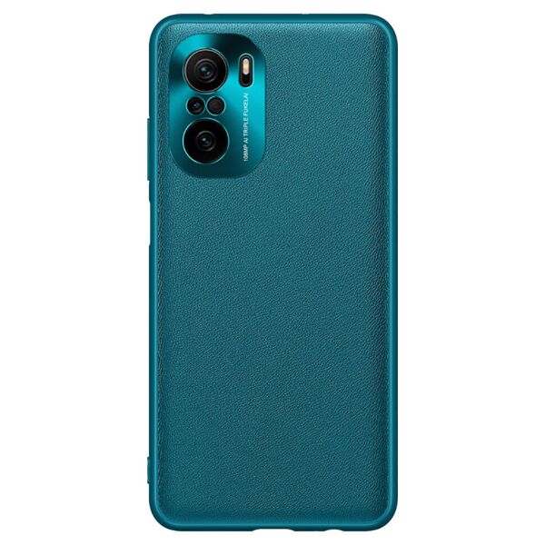 

Чехол Lenuo Metal Lens Series для Poco F3 Green