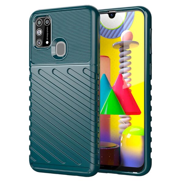 

Чехол Lenuo Thunder для Samsung Galaxy M31 M315F Green
