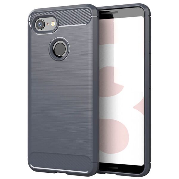 

Чехол Lenuo Carbon Fiber для Google Pixel 3a XL Серый