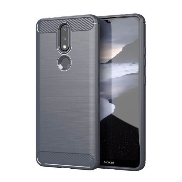 

Накладка Lenuo Carbon Fiber для Nokia 2.4 Gray