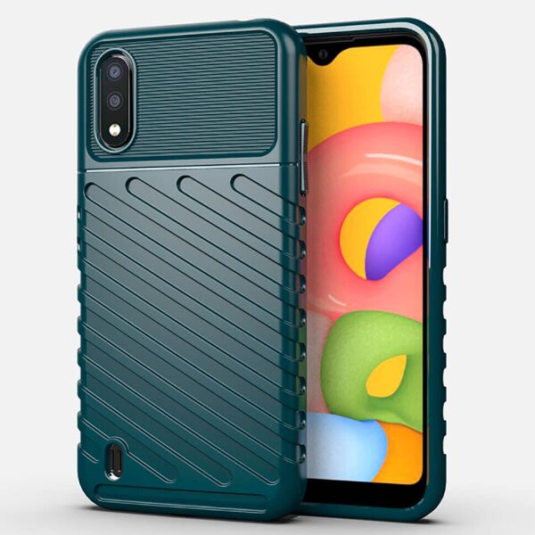 

Чехол Lenuo Thunder для Samsung Galaxy A01 A015F Green