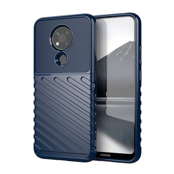 

Чехол Lenuo Thunder для Nokia 3.4 Navy Blue
