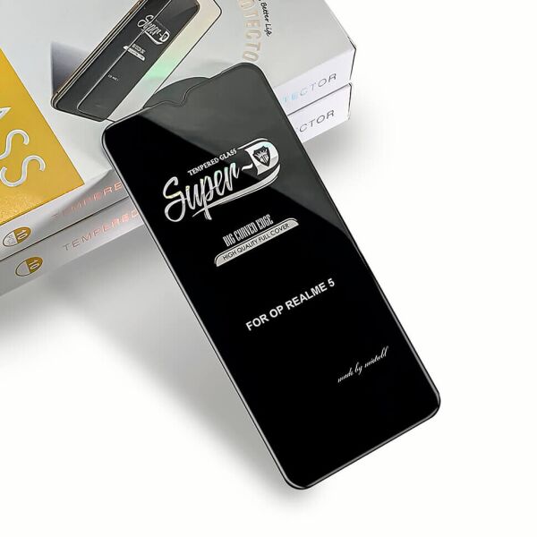 

Защитное Full Glue стекло Mietubl Super-D для Realme 5 / 5i / 5s Black