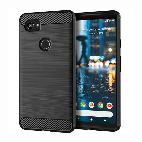 

Чехол Lenuo Carbon Fiber для Google Pixel 2 XL Black